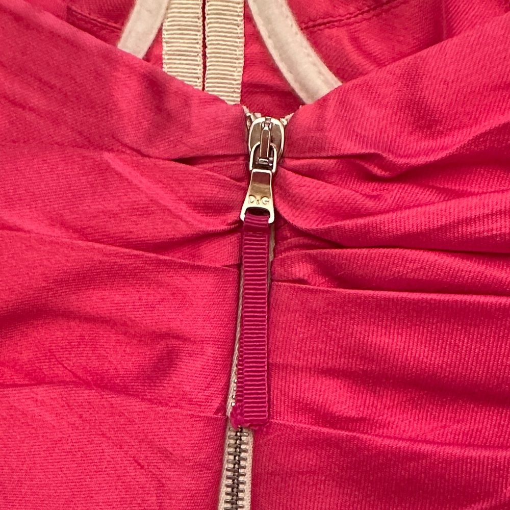 Dolce & Gabbana Pink Sweetheart Ruched Cocktail Dress | Made in Italy
42/M - Picture 11 of 16